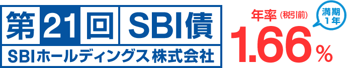 第21回SBI債の発行条件